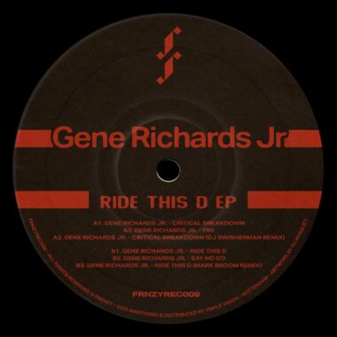 Gene Richards Jr. - Ride This D EP (Sticker Insert)